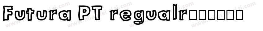 Futura PT regualr字体转换